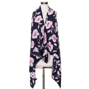 Code22 Big Flower Pattern Beach Cover Up